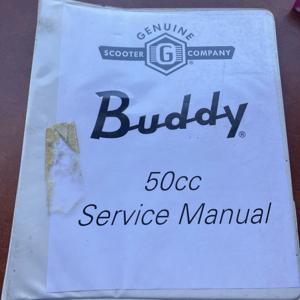 Genuine Scooter Buddy 50cc Shop Service‎ Repair Manual